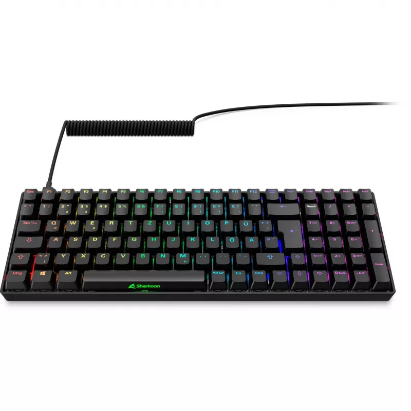 Sharkoon SGK50 S2 belaidė žaidimų klaviatūra RF QWERTZ vokiškas išdėstymas