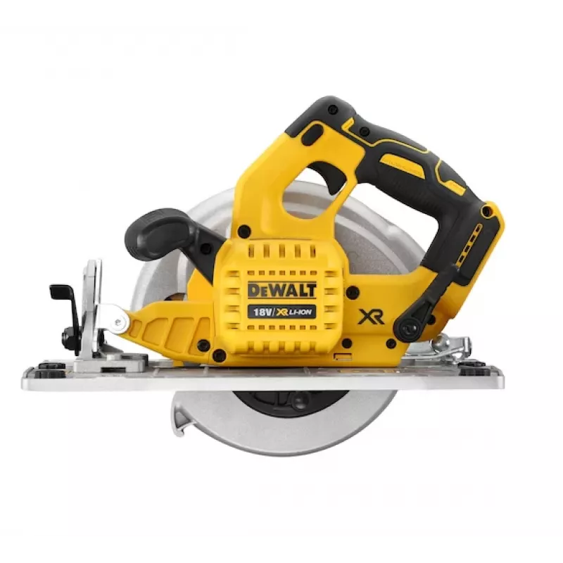 DEWALT 18V XR bešepetėlis 184 mm diskinis pjūklas su bėgelio sistema