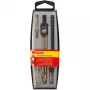 Skriestuvų rinkinys Herlitz 8710303 juodas metalinis, 5 vnt.