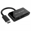 Kortelių skaitytuvas USB-C SDXC / kombinuotas / juodas