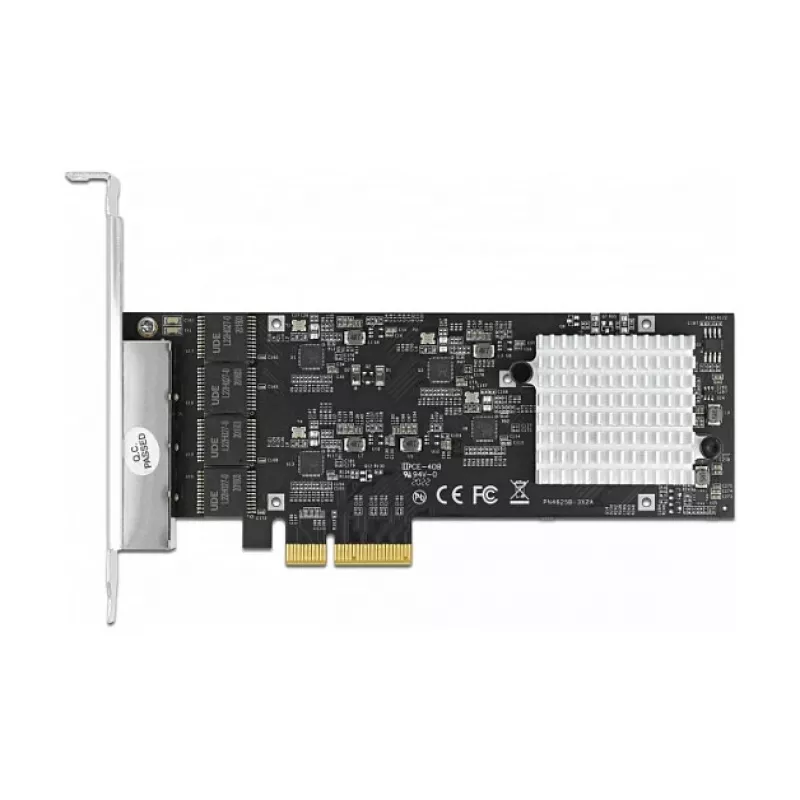 DeLOCK 89192 PCI Express x4 keturių 2.5 Gigabit LAN tinklo plokštė, 4x RJ45, RTL8125