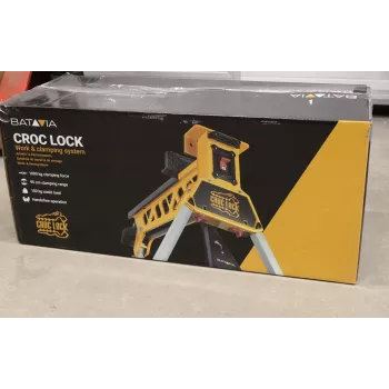 Darbo stalas ir suspaudimo stotelė Batavia B.V. Croc Lock (naudota: pažeista pakuotė, įbrėžimai ant korpuso)
