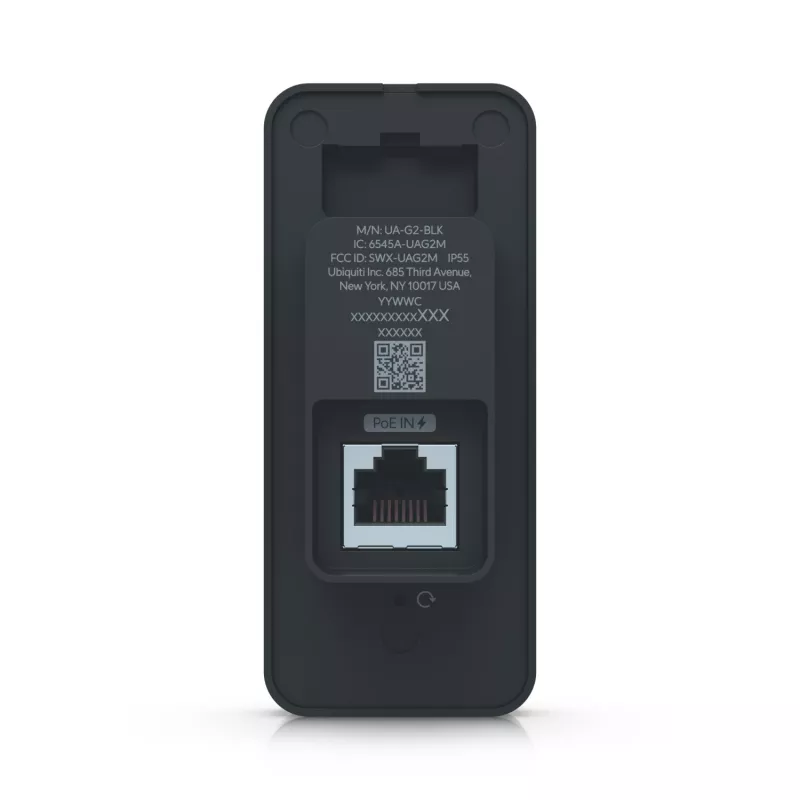 Ubiquiti Access Reader G2 belaidis NFC skaitytuvas durų kontrolei, juodas, 0.7 W garsiakalbis, 48 V PoE
