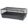 Narvelis INTER ZOO Bernie juodas smulkiems gyvūnams 100 x 54 x 39 cm metalinis