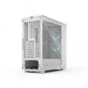 Fractal Design Epoch White TG RGB Clear Tint – baltas kompiuterio korpusas