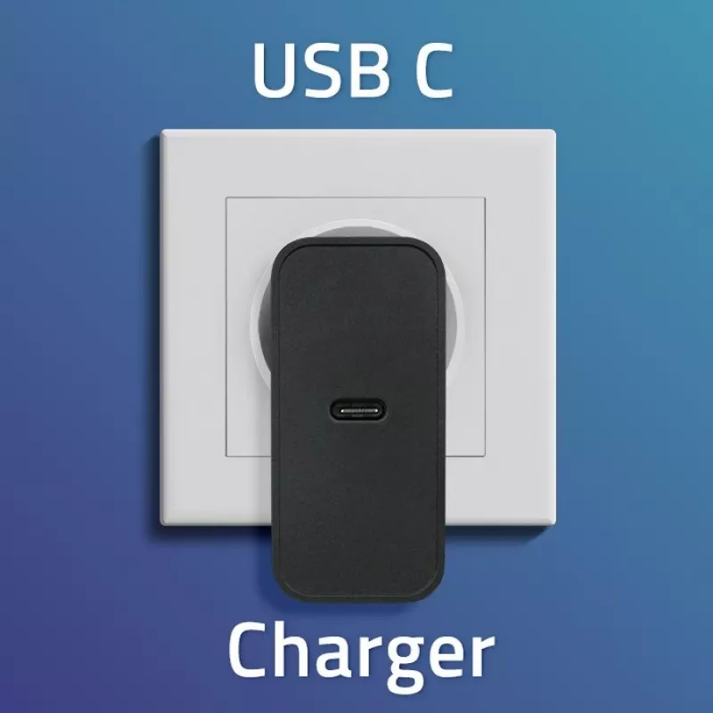 QOLTEC Super Quick PD 65W USB‑C greitasis įkroviklis, 1x USB‑C, 65 W