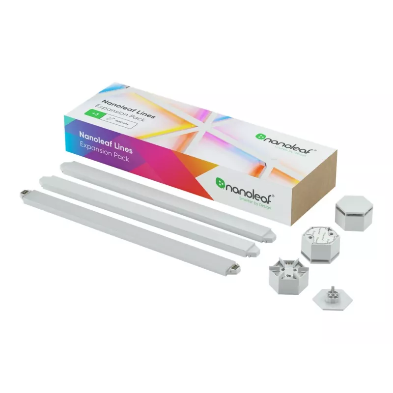 Mood Lighting Nanoleaf Lines Plėtinio rinkinys 3 vnt.