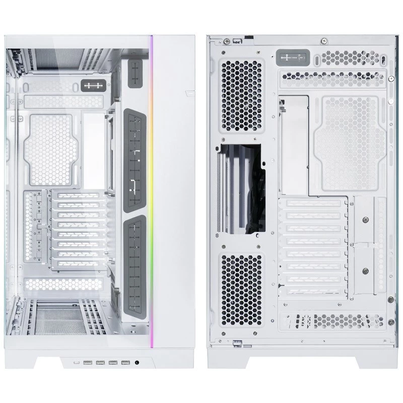 Lian Li O11 Dynamic EVO XL „Big Tower“ kompiuterio korpusas, baltos spalvos