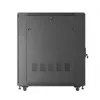 Stovimas serverio spintele LANBERG FF01-6022-23B, 22U, 600×1000 mm, juoda, perforuotos dureles