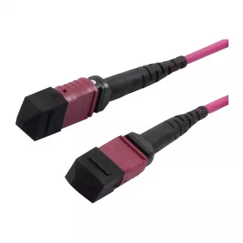 LWL-MTP-Moteriškas Laidas OM4 LowLoss(ELite), 12 skaidulų, B tipo kryžminis, alyvinė, 7,5 m, Synergy 21 (S216790)