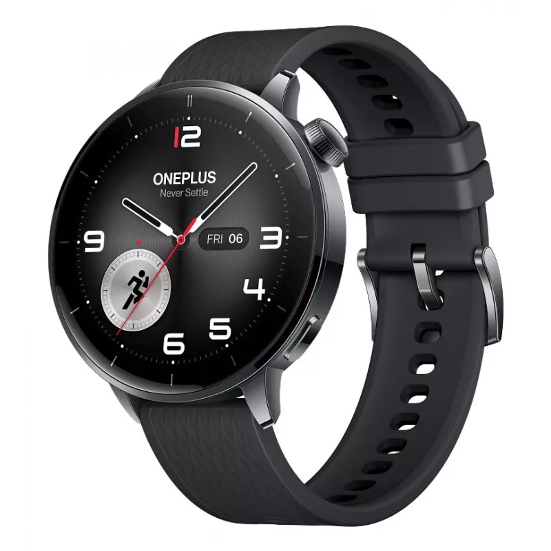 Išmanusis laikrodis ONEPLUS Watch 3 43mm – 1,32 colio AMOLED, Snapdragon W5, GPS, NFC, IP68, 5 ATM, 354 mAh, nerūdijančio plieno korpusas