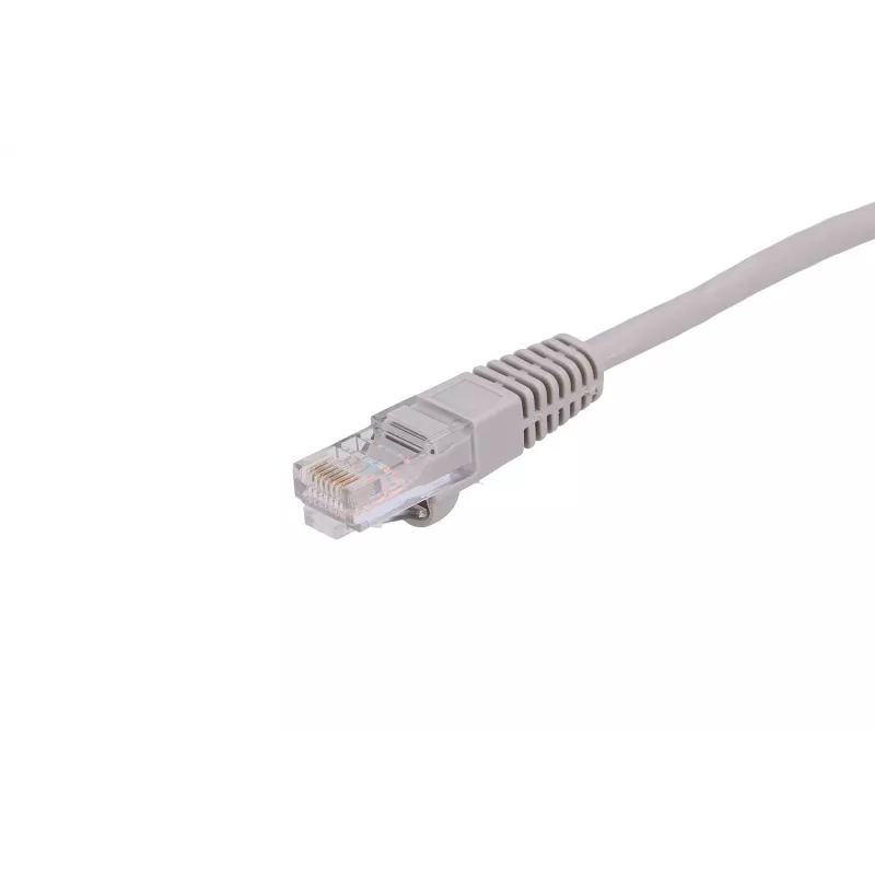 Tinklo jungiamasis laidas Extralink Cat5e UTP 5 m — RJ-45 į RJ-45, pilka