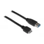 USB 3.0 laidas, kištukas A – kištukas Micro B, juodas, 2 m, Good Connections® (2710-MB02)