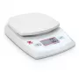 Virtuvinės svarstyklės OHAUS Compass CR621 – nešiojamos elektroninės, 0,62 kg, 0,1 g tikslumas, LCD, taravimas, AA baterija / adapteris