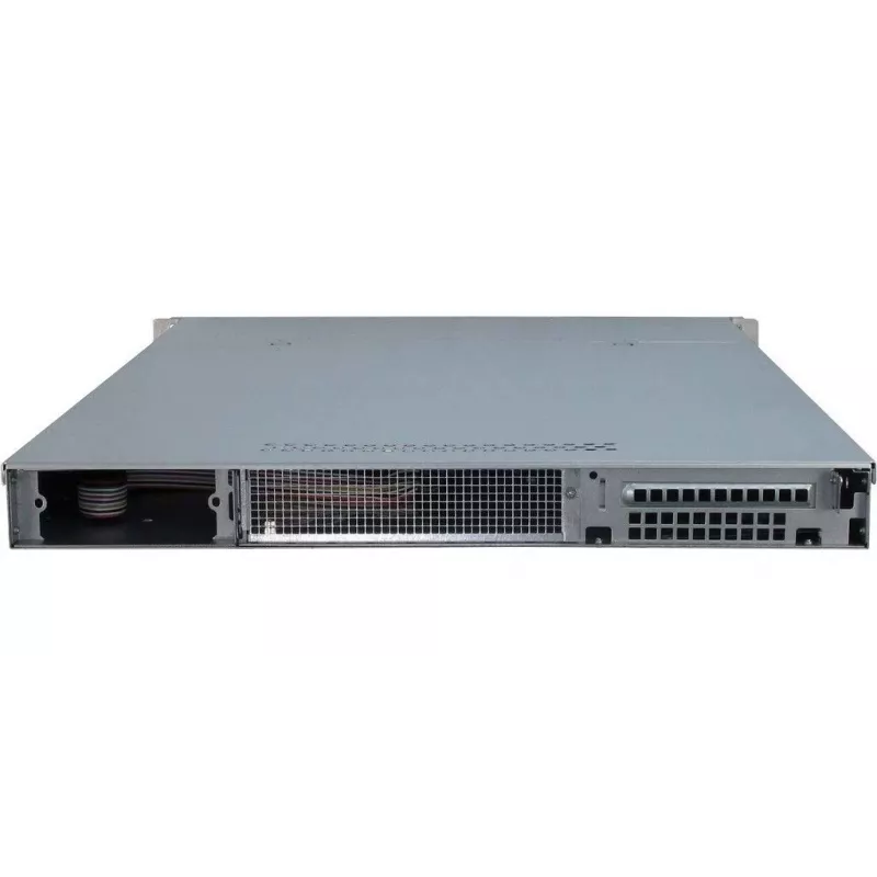 Inter-Tech IPC 1U-1404 stovas juodas, nerūdijantis plienas