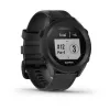 GPS golfo laikrodis Garmin Approach S12 juodas, 43 mm korpusas, silikoninis dirželis, 30 h GPS baterija