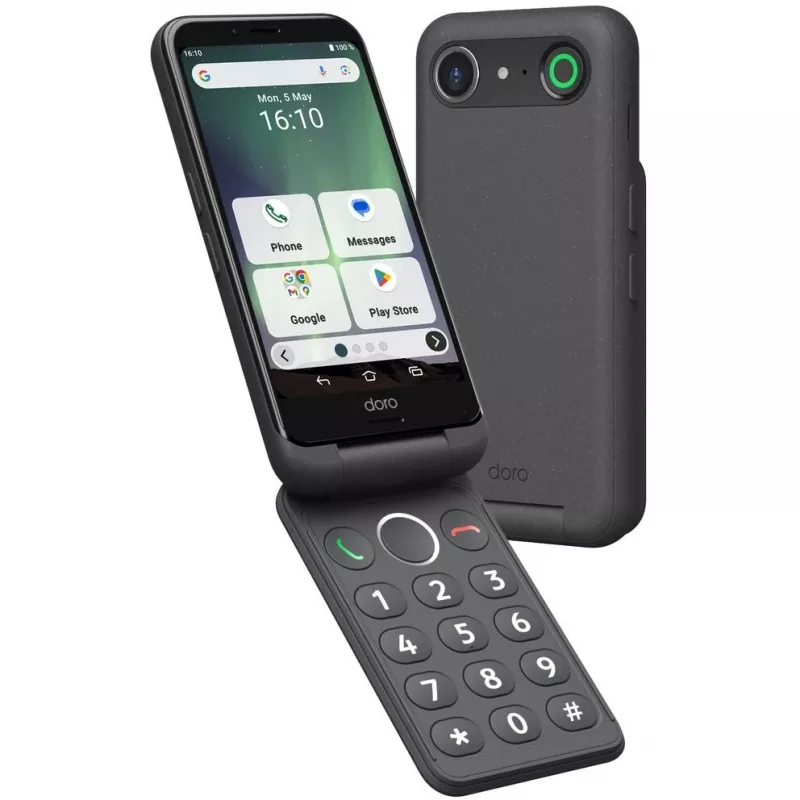 Išmanusis telefonas Doro Aurora A20 4,5 colio 4GB 64GB Juodas