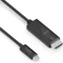 PureLink IS2201-010 - 1 m - USB Type-C - HDMI laidas, vyriškas - vyriškas, tiesus (IS2201-010)