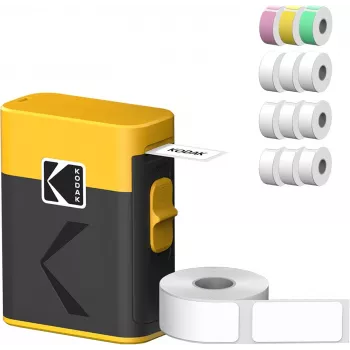 Kodak M50 Label Era geltonos etikečių kasetės rinkinys su 13 ritinėlių, M50Y
