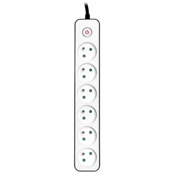 TRACER Power Strip Zebra 1,5 m 6 lizdų