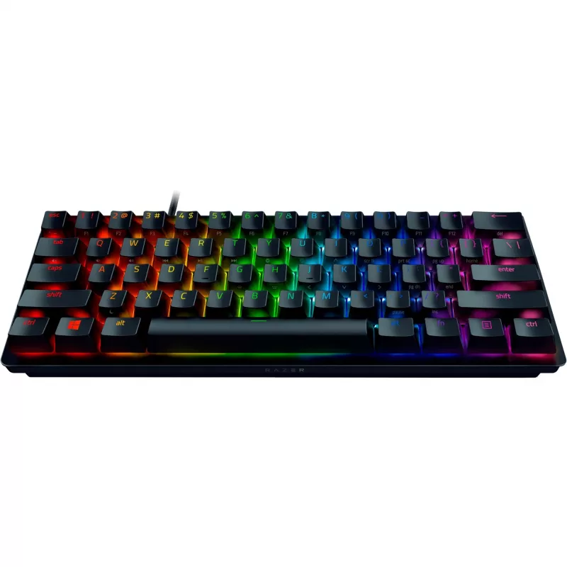 Klaviatūra „Razer Huntsman Mini“ su spraginčiais optiniais jungikliais (violetiniai)