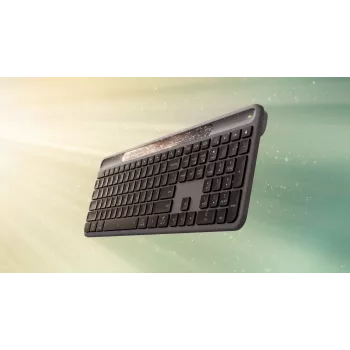Logitech Signature Slim Solar+ K980 belaidė klaviatūra, grafito spalvos, JAV išdėstymas