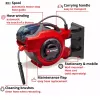 Sieninis žarnos būgnas Einhell GE-HR 18/30 Li-Solo Automatinis 30 m