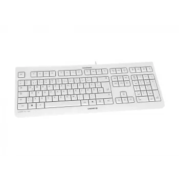 CHERRY KC 1000 klaviatūra biurui USB QWERTZ vokiška pilka