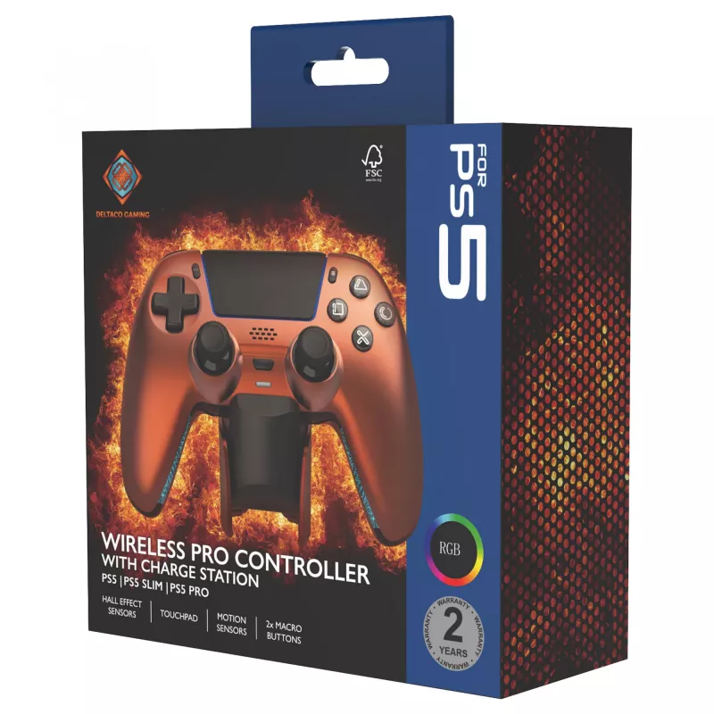 Deltaco Gaming GAM-199-ORANGECOPTER žaidimų pultas