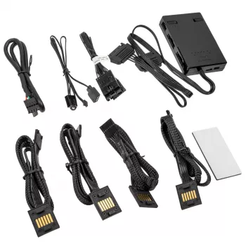 Valdiklis Lian Li UNI HUB SL-INF L-Connect 3 juodas (12SLIN-CONT3B) UNI Fan SL serijai
