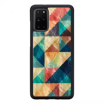 Apsauginis dėklas iKins Samsung Galaxy S20+ mozaikinis juodas