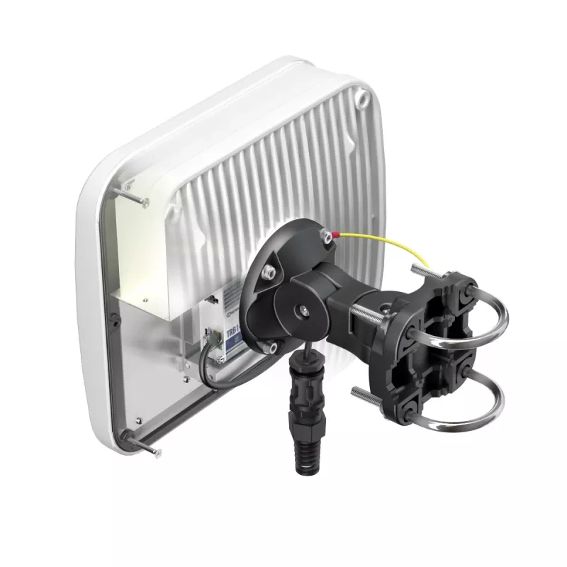 Kryptinė tinklo antena QuWireless QuMax – kryptinė PoE/LAN antena 0.694–2,7 GHz, iki 6 dBi, balta