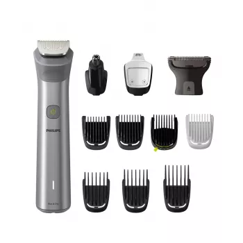 Philips All-in-One Trimmer MG5940/15 Series 5000, nerūdijantis plienas, 0,5 mm, 1,6 cm, 1 mm, barzdai, ausims, nosiai, akumuliatorius