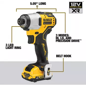 DeWALT DCF801D2-QW akumuliatorinis suktuvas / smūginis suktuvas