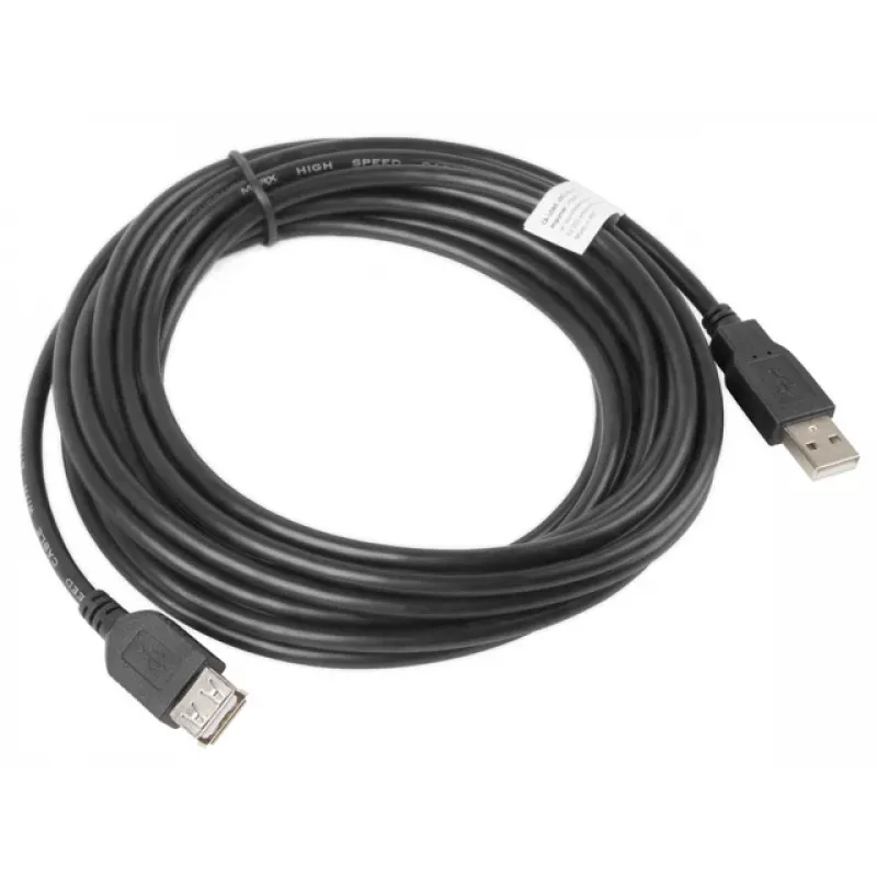 Lanberg USB 2.0 ilginimo laidas 5 m CA-USBE-10CC-0050-BK juodas