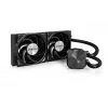 Montech HyperFlow Silent 240 procesoriaus skysčio aušintuvas, 240 mm radiatorius, 2x120 mm ventiliatoriai, juodas