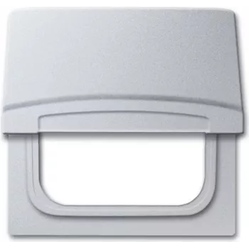 Busch-Jaeger 2118 GK-33 sidabrinis matinis rėmelis IP44 70x70 mm (2CKA001710A3785)
