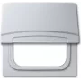 Busch-Jaeger 2118 GK-33 sidabrinis matinis rėmelis IP44 70x70 mm (2CKA001710A3785)