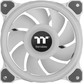 Thermaltake Riing Quad 12 ARGB 120mm korpuso ventiliatoriai 3 vnt. komplektas balti