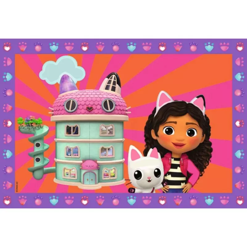 Piešimas pagal skaičius Junior - DreamWorks Gabby's Dollhouse (2 dizainai)