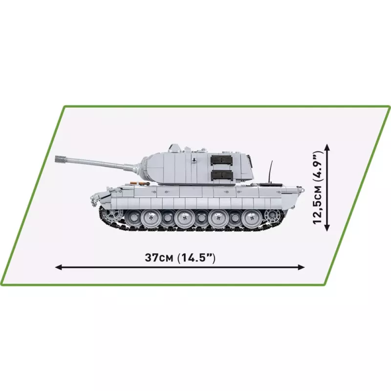 Konstruktorius COBI Panzerkampfwagen E-100 Antrasis pasaulinis karas 1511 dalių