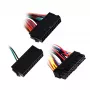 Maitinimo adapteris SILVERSTONE SST-PP10 — dviejų 24 kontaktų ATX jungčių į vieną 24 kontaktų ATX adapteris