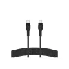 Belkin BoostCharge PRO Flex USB-C / USB-C pynė silikoninė 2 m, juoda