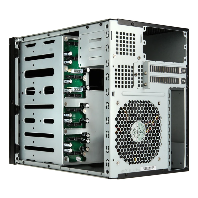 Korpusas SilverStone SST-DS380B Mini-ITX juodas