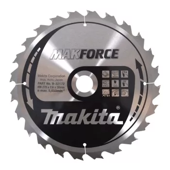 MAKITA diskinis pjūklas 270x30x24z MAKFORCE WOOD
