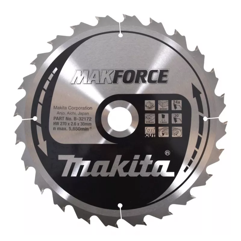 MAKITA diskinis pjūklas 270x30x24z MAKFORCE WOOD