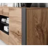 Cama komoda WOOD votano ąžuolas/antracitas