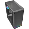 Korpusas PC Sharkoon AK4W RGB Strip Midi Tower Juodas