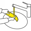Langų valymo priedas Karcher 2.633-130.0 – mikropluošto šluostės 275 mm (2 vnt.)