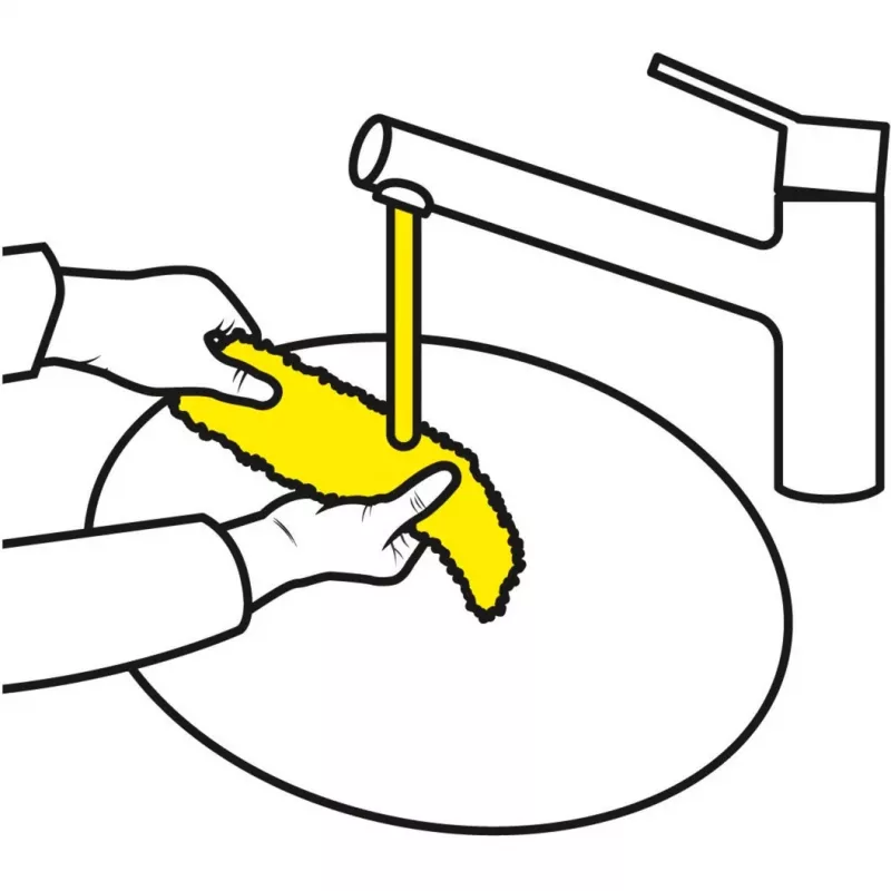 Langų valymo priedas Karcher 2.633-130.0 – mikropluošto šluostės 275 mm (2 vnt.)